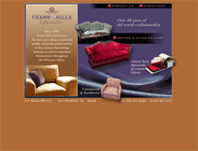 Tablet Screenshot of frankhilleupholstery.com